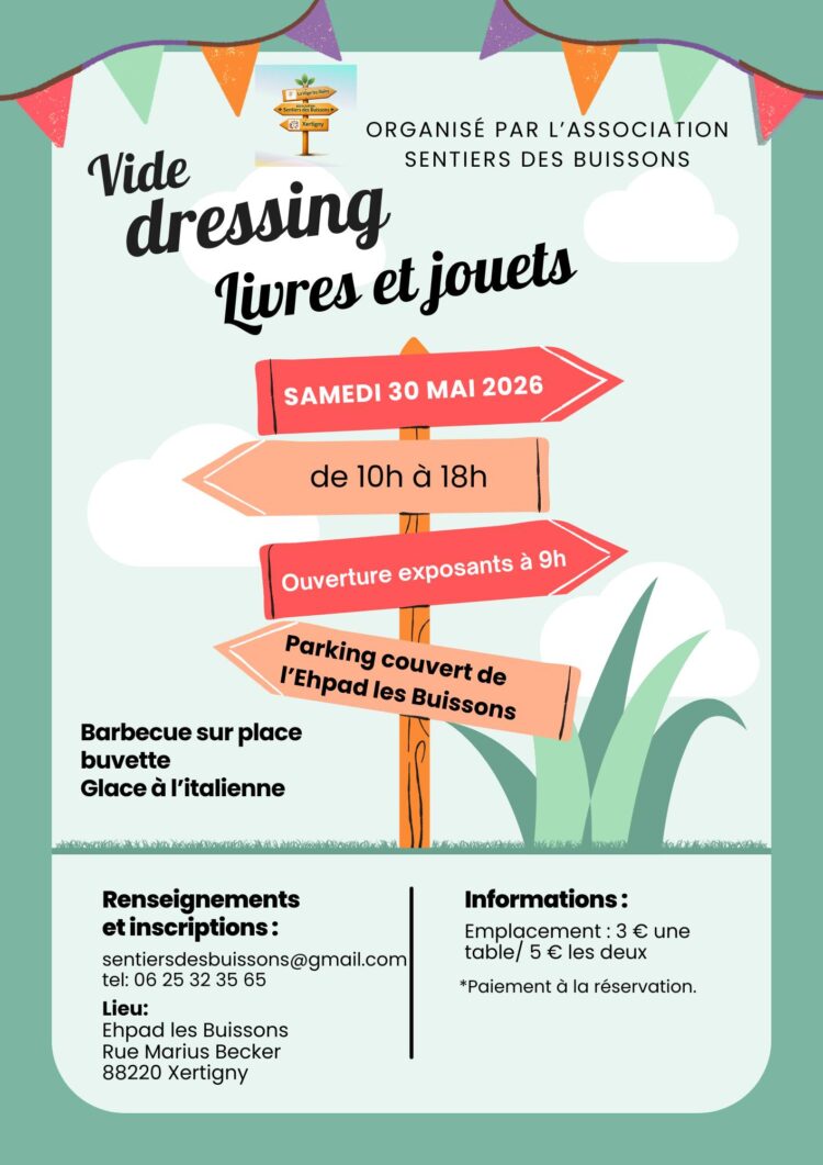 Vide Dressing, Livres et Jouets