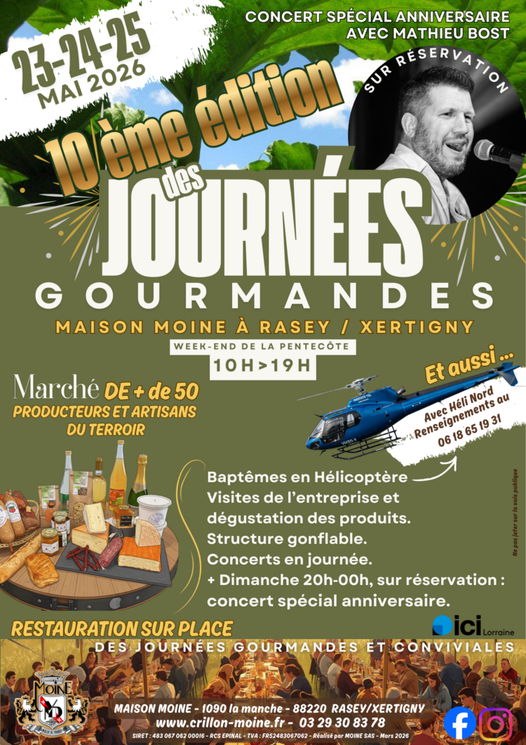 Les Journées Gourmandes de la Maison Moine