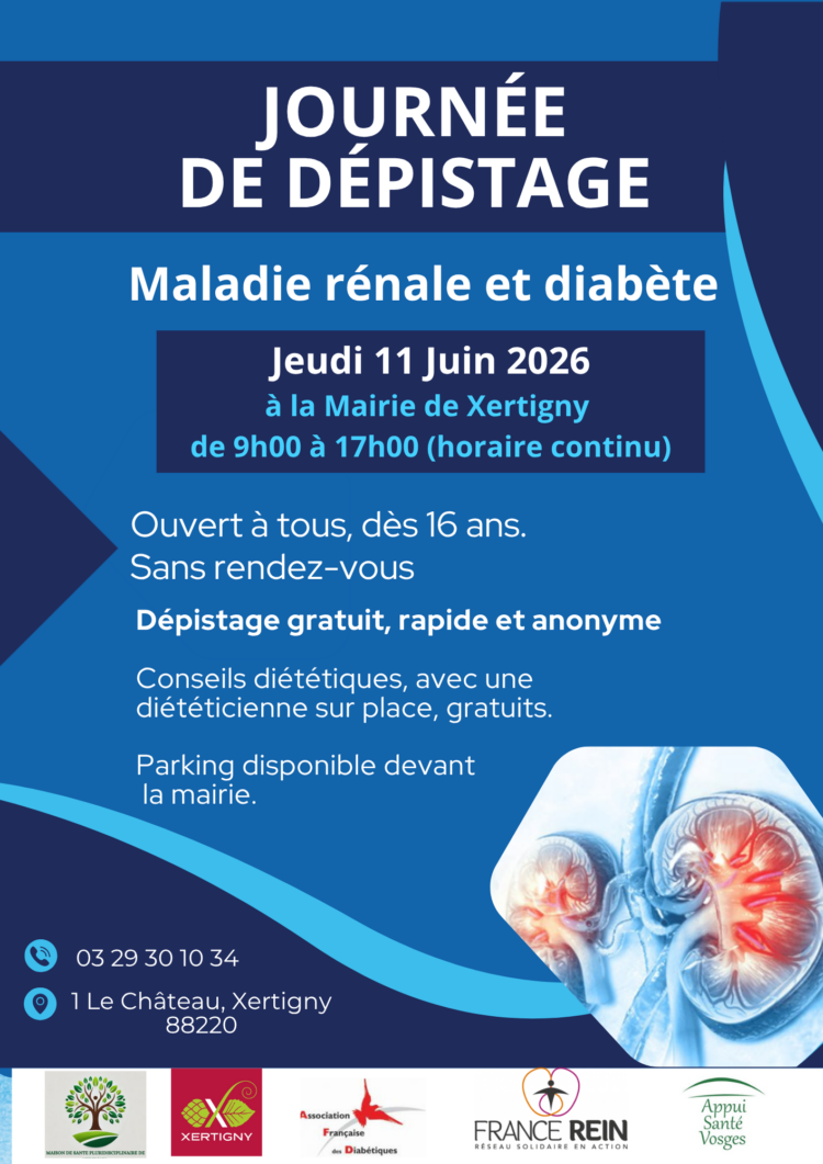 Journée de dépistage des maladies rénales et du diabète