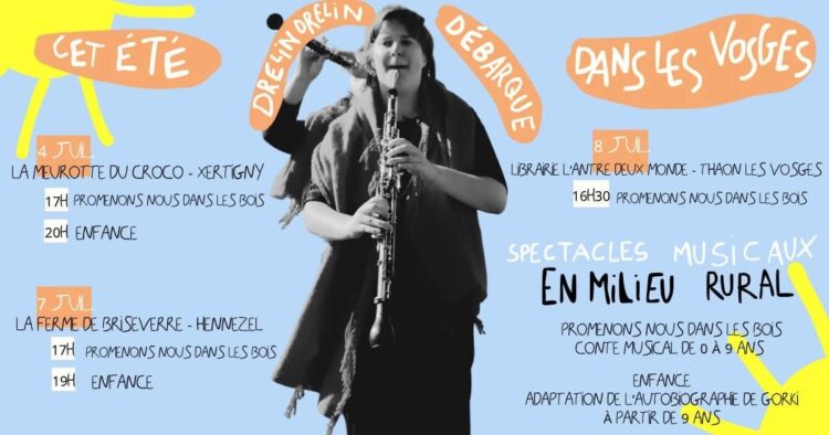 La Compagnie Drelin Drelin en spectacle à la Meurotte du Croco !